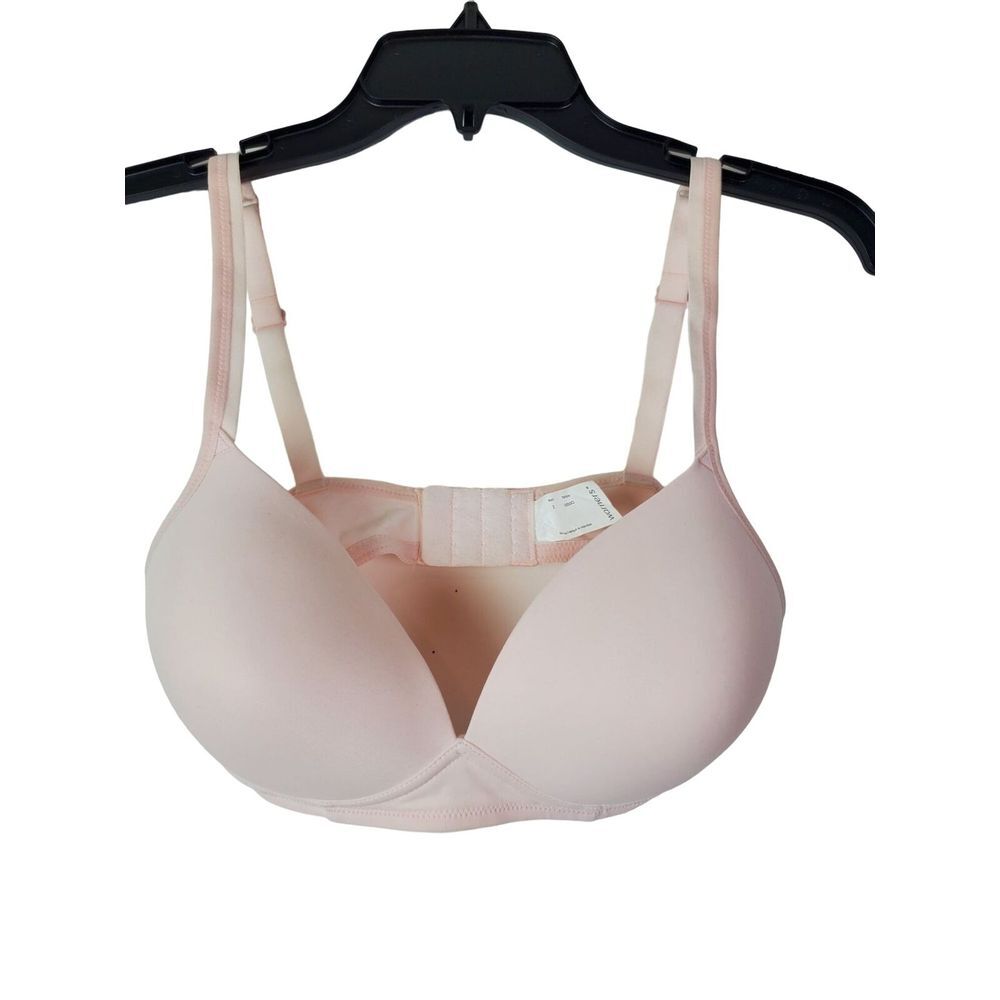 Warner's Women's Bra‎ Size 36C Pink Wire-Free Molded Cup Adjustable Back